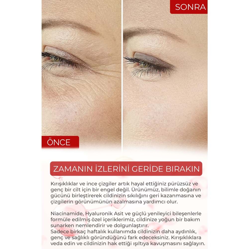 Kırışıklık Karşıtı Serum Botox Etkili Göz Çevresi ve Kaz Ayağı İçin Kolajen Vega Series A230