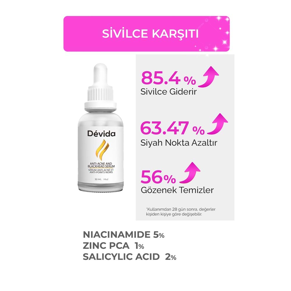 Sivilce Karşıtı Siyah Nokta,Akne Giderici Sérum Elixir Series A260