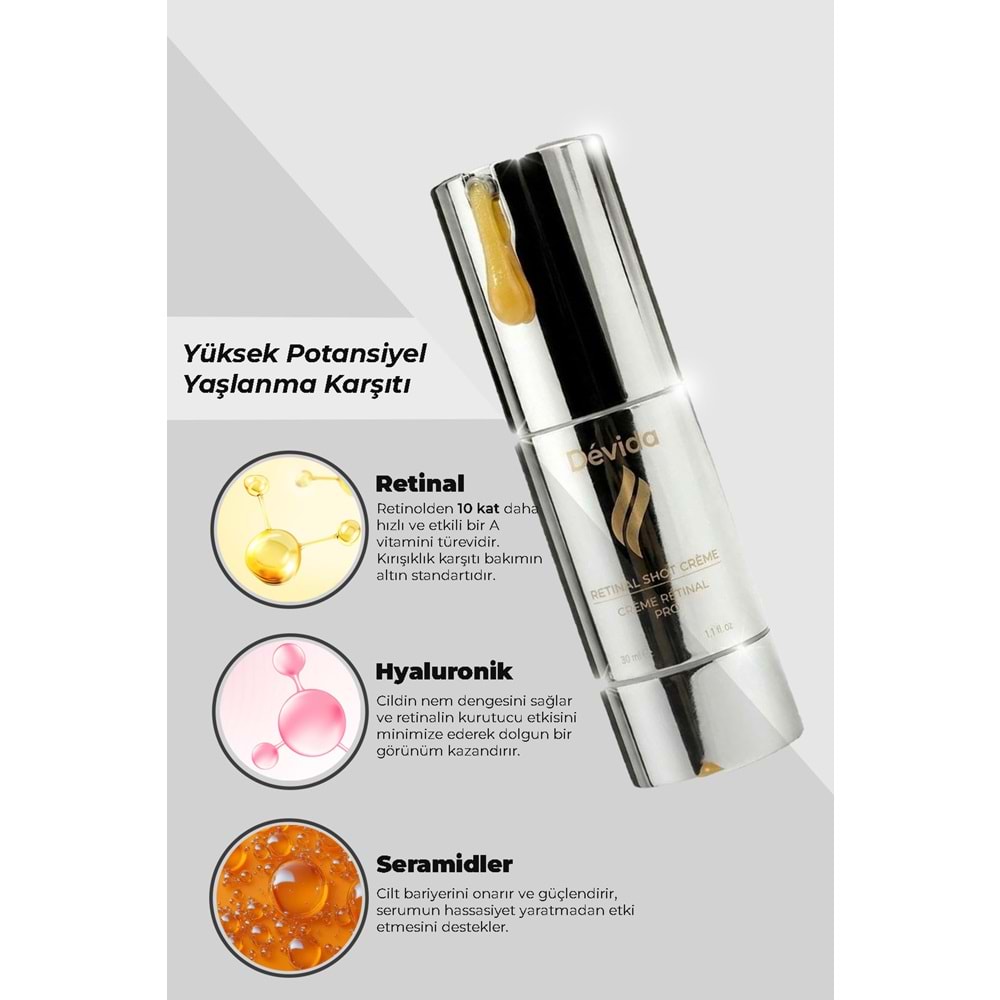 Retinal Shot Krem Göz Çevresi Alın Çizgisi Kırışıklık Karşıtı Pro Series C110