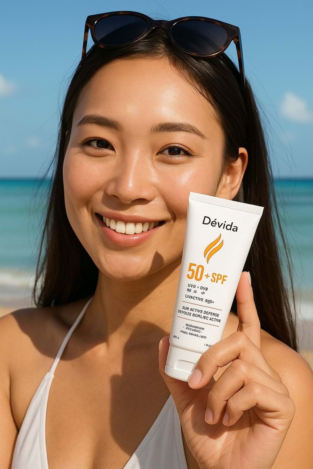 Suya Dayanıklı SPF 50+ Vücut Güneş Kremi Leke Karşıtı, Aydınlatıcı, Ton Eşitleyici
