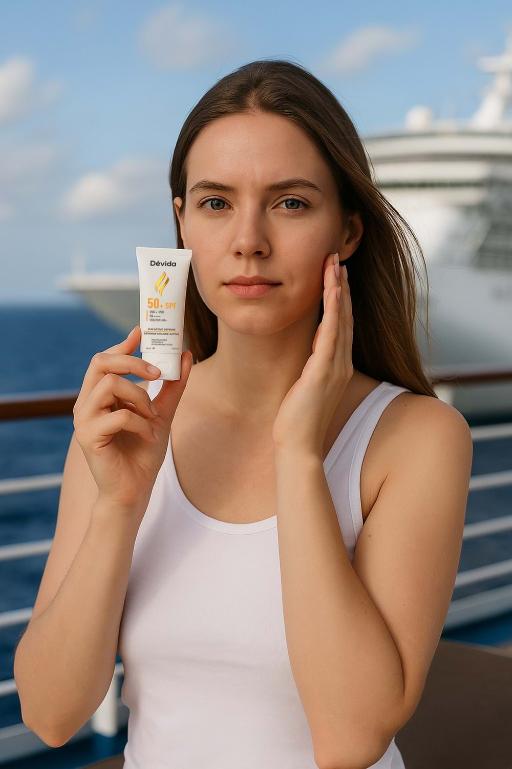 Suya Dayanıklı SPF 50+ Vücut Güneş Kremi Leke Karşıtı, Aydınlatıcı, Ton Eşitleyici
