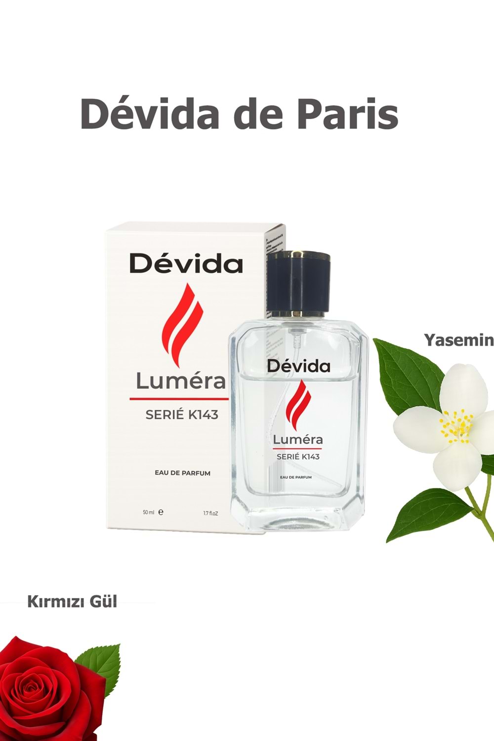 Devida Kadın Parfüm Luméra Serisi K143 EDP 50 ML