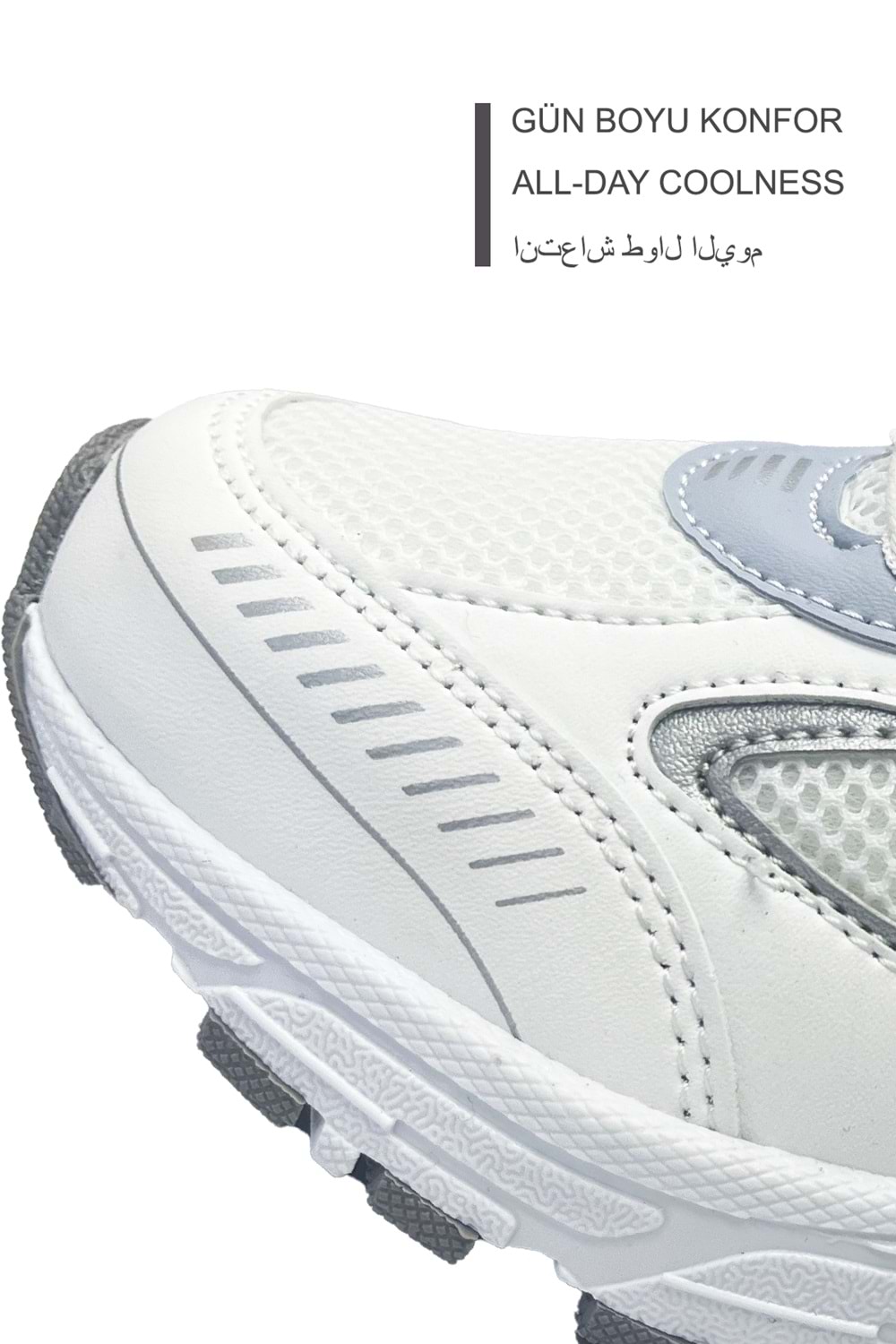 Kadın Beyaz Spor Ayakkabı Günlük Rahat Air Taban Sneaker N110