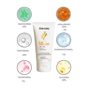Leke Karşıtı Makyaj Altı Güneş Kremi Spf 50 Cilt Aydınlatıcı Ton Eşitleyici Hafif Yağsız