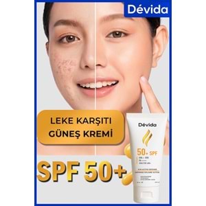 Leke Karşıtı Makyaj Altı Güneş Kremi Spf 50 Cilt Aydınlatıcı Ton Eşitleyici Hafif Yağsız