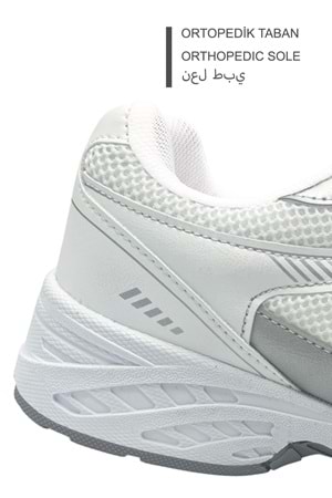 Kadın Beyaz Spor Ayakkabı Günlük Rahat Air Taban Sneaker N110