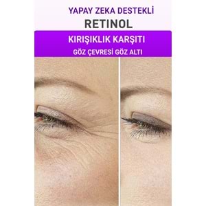 Retinol + Kolajen + C Vitamini Serum 3 lü Set Kırışıklık Alın Çizgisi Göz Çevresi
