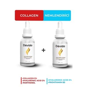 Kolajen + Nemlendirici Serum 2 li Set Kırışıklık Alın Çizgisi Göz Çevresi