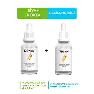 Siyah Nokta Karşıtı ve Nemlendirici Yüz Bakım Serumu 2 li set