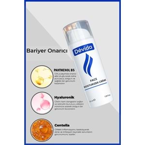Nemlendirici Aydınlatıcı Ceramide Centella Panthenol B5 Yüz Bakım Kremi