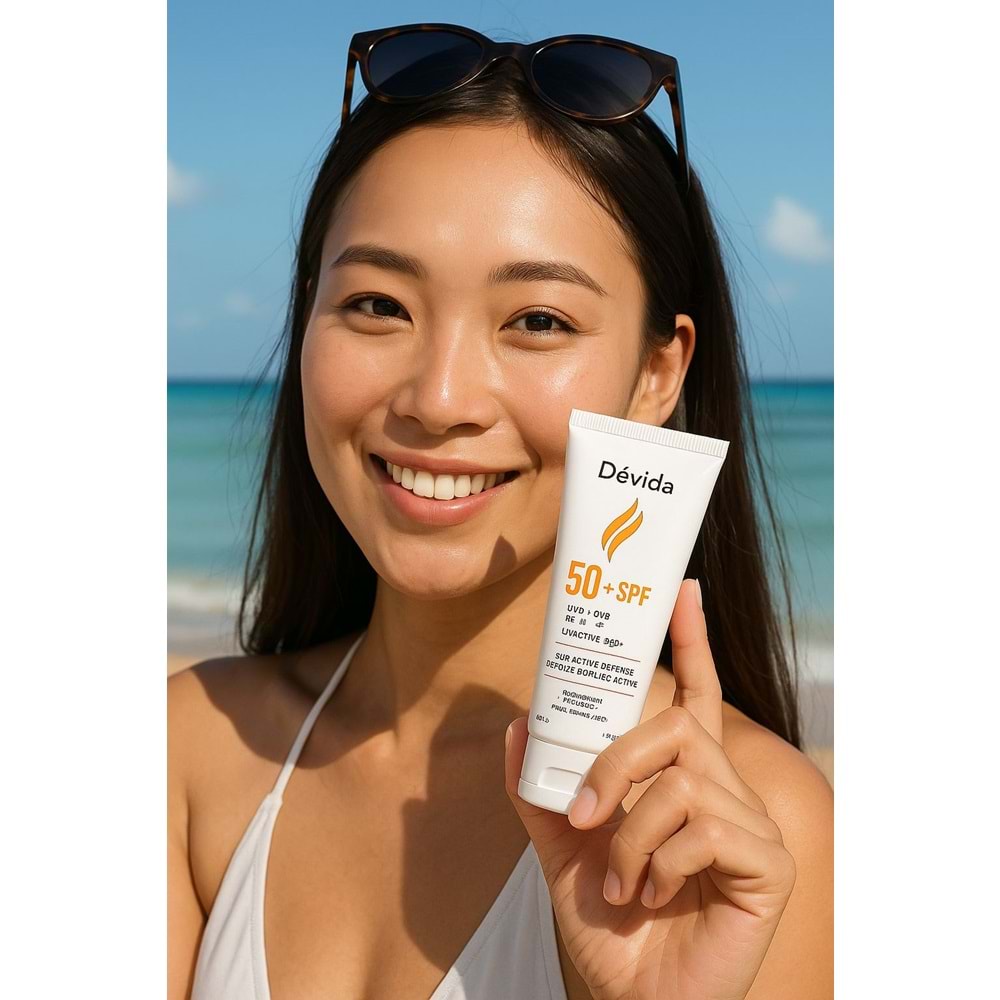 Leke Karşıtı Makyaj Altı Güneş Kremi Spf 50 Cilt Aydınlatıcı Ton Eşitleyici Hafif Yağsı