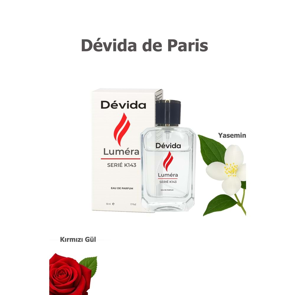 Kalıcı Kadın Parfüm Çiçeksi Günlük Ferah Niş Edp Luméra Serisi K143